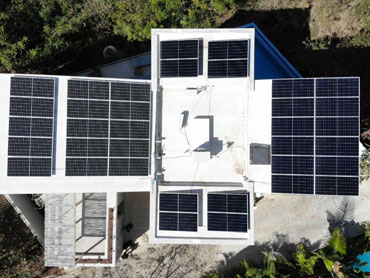 Mexico 15.4 Dự án năng lượng mặt trời Home Groundop KW - Bảng điều khiển năng lượng mặt trời DAH MONO 445W 
