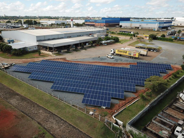 Dự án bảng điều khiển năng lượng mặt trời 1000 miếng của Brazil Goiania
